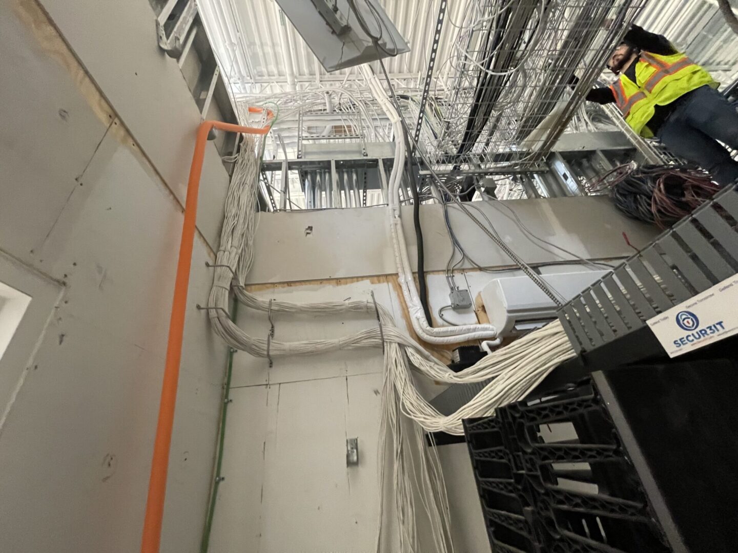 Commercial cabling buildout